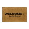 Doormats-Kirkland's Home Leafy Vine Coir Doormat Green
