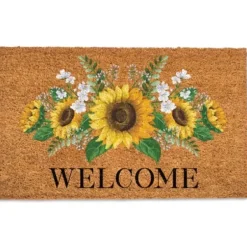 Doormats-Kirkland's Home Leave Your Troubles Doormat Tan
