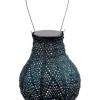 Outdoor Lighting-Kirkland's Home Led Dark Bulb Outdoor Hanging Lantern Blue