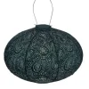 Outdoor Lighting-Kirkland's Home Led Oval Outdoor Hanging Lantern Green