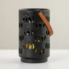 Lanterns-Kirkland's Home Led Pumpkin Cut-Outs Lantern, 7.8 In. Black
