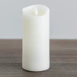 Flameless Candles-Kirkland's Home Led Soft Flame Pillar Candle, 3X7 In. Ivory