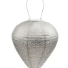 Outdoor Lighting-Kirkland's Home Led Taupe Balloon Outdoor Hanging Lantern Gray