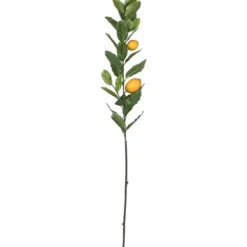 Stems & Bouquets-Kirkland's Home Lemon Tree Branch Stem Spray, 48 In. Green/Yellow