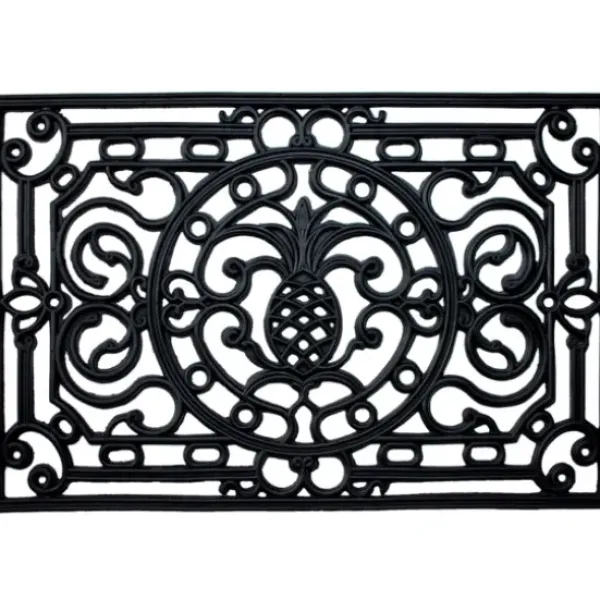 Kitchen & Floor Mats-Kirkland's Home Let'S Eat Monochrome Kitchen Mat Black/White