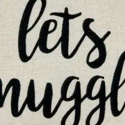 Pillows-Kirkland's Home Let'S Snuggle Embroidered Throw Pillow Tan/Black