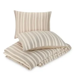Duvets-Kirkland's Home Liam Striped Full/Queen 3-Pc. Duvet Set Ivory/Blue