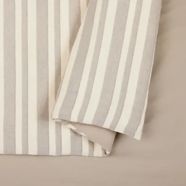 Duvets-Kirkland's Home Liam Striped Full/Queen 3-Pc. Duvet Set Ivory/Blue