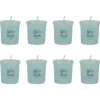 Candles-Kirkland's Home Life'S A Beach Votive Candles, Set Of 8 Blue
