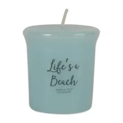 Candles-Kirkland's Home Life'S A Beach Votive Candles, Set Of 8 Blue