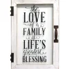 Wall Quotes & Signs-Kirkland's Home Life'S Blessings Printed Glass Plaque White