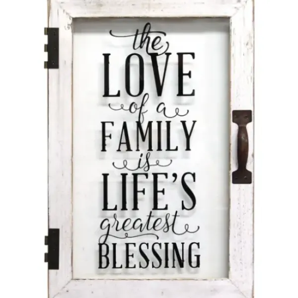 Wall Quotes & Signs-Kirkland's Home Life'S Blessings Printed Glass Plaque White