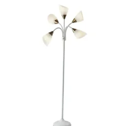 Floor Lamps-Kirkland's Home 5-Light Adjustable Tree Floor Lamp White