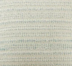 Pillows-Kirkland's Home Light Blue Woven Line Lumbar Throw Pillow Blue/White