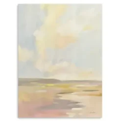 Canvas Art-Kirkland's Home Light Cloud Canvas Art Print, 18X24 In. Blue/Pink/Ivory