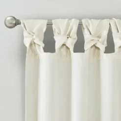 Curtains & Drapes-Kirkland's Home Light Curtain Panel Set With Overlay, 108 In. Gray