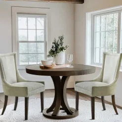 Dining Chairs-Kirkland's Home Light Curved Back Leg 2-Pc. Dining Chair Set Green
