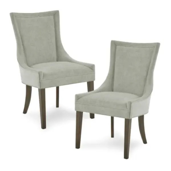 Dining Chairs-Kirkland's Home Light Curved Back Leg 2-Pc. Dining Chair Set Green
