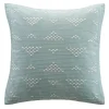 Pillows-Kirkland's Home Light Embroidered Triangle Accent Pillow Blue