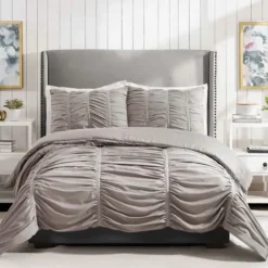 Comforters-Kirkland's Home Light Emily 2-Pc. Twin/Twin Xl Comforter Set Gray