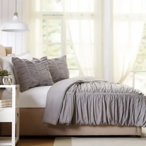 Comforters-Kirkland's Home Light Emily 2-Pc. Twin/Twin Xl Comforter Set Gray