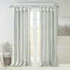 Curtains & Drapes-Kirkland's Home Light Faux Linen Curtain Panel Set, 84 In. Blue