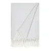 Blankets & Throws-Kirkland's Home Light Herringbone Throw With Fringe Gray