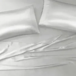 Bed Sheets-Kirkland's Home Light Satin 6-Pc. Full Sheet Set Gray