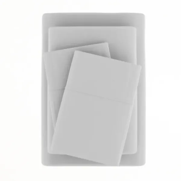 Bed Sheets-Kirkland's Home Light Ultra Soft 3-Pc. Twin Xl Sheet Set Gray