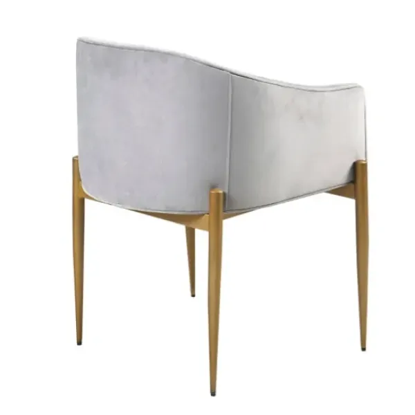 Dining Chairs-Kirkland's Home Light Velvet Button Dining Chairs, Set Of 2 Gray