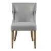 Dining Chairs-Kirkland's Home Light Wingback Dining Chair Gray