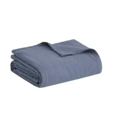 Blankets & Throws-Kirkland's Home Lightweight Full/Queen Blanket Blue