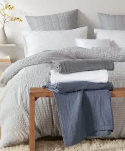 Blankets & Throws-Kirkland's Home Lightweight Full/Queen Blanket Blue