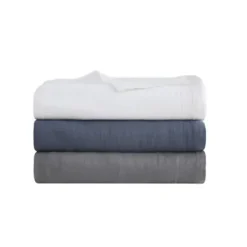 Blankets & Throws-Kirkland's Home Lightweight King Blanket Blue