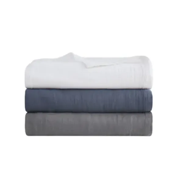 Blankets & Throws-Kirkland's Home Lightweight King Blanket Blue