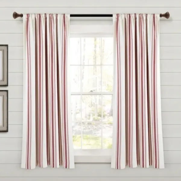 Curtains & Drapes-Kirkland's Home Lila Curtain Panel Set, 84 In. White