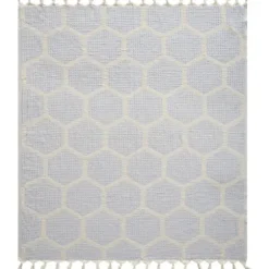 Blankets & Throws-Kirkland's Home Lilac Honeycomb Cotton Throw Purple