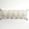 Pillows-Kirkland's Home Lily Cotton Lumbar Pillow White