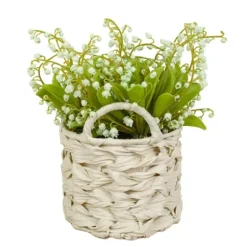 Arrangements & Greenery-Kirkland's Home Lily Of The Valley Arrangement In Basket Green