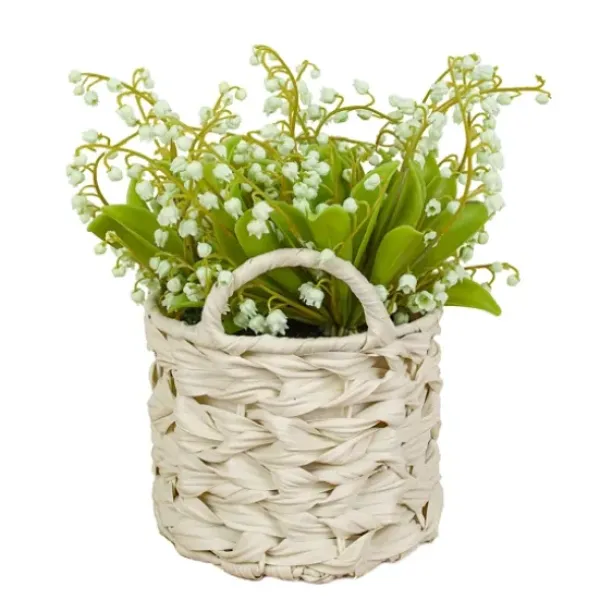 Arrangements & Greenery-Kirkland's Home Lily Of The Valley Arrangement In Basket Green