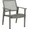 Accent Chairs-Kirkland's Home Linden Woven Cane Accent Chair Gray