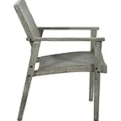 Accent Chairs-Kirkland's Home Linden Woven Cane Accent Chair Gray