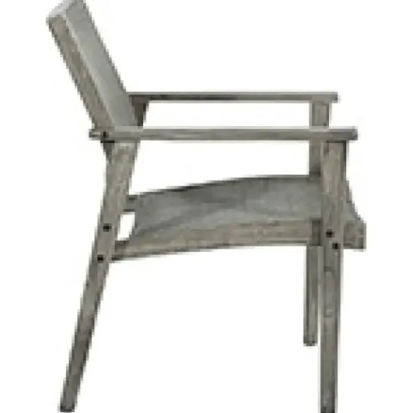 Accent Chairs-Kirkland's Home Linden Woven Cane Accent Chair Gray