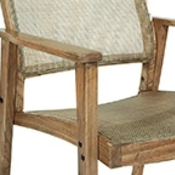 Accent Chairs-Kirkland's Home Linden Woven Cane Accent Chair Brown