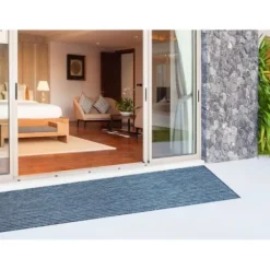 Outdoor Rugs-Kirkland's Home Linear Macy Indoor/Outdoor Area Rug, 4X7 Green