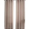 Curtains & Drapes-Kirkland's Home Linen Blend Curtain Panel Set, 84 In Gray