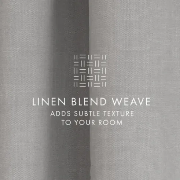 Curtains & Drapes-Kirkland's Home Linen Top Knotted Burlap Curtain Panel Set, 95 In. Tan