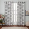 Curtains & Drapes-Kirkland's Home Linen Woven Single Curtain Panel, 84 In. Ivory