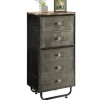 Cabinets & Sideboards-Kirkland's Home Locker 2-Door Cabinet Gray