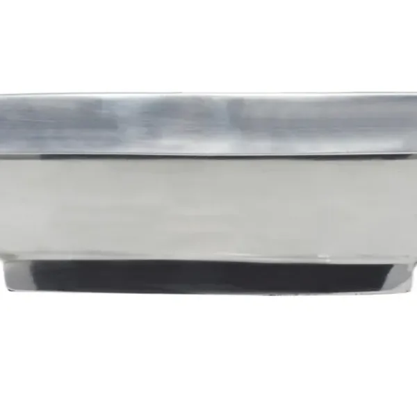 Decorative Trays-Kirkland's Home Long Metallic Tray Silver